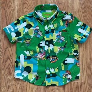 Nickelodeon x RSVLTS toddler button down 2T
